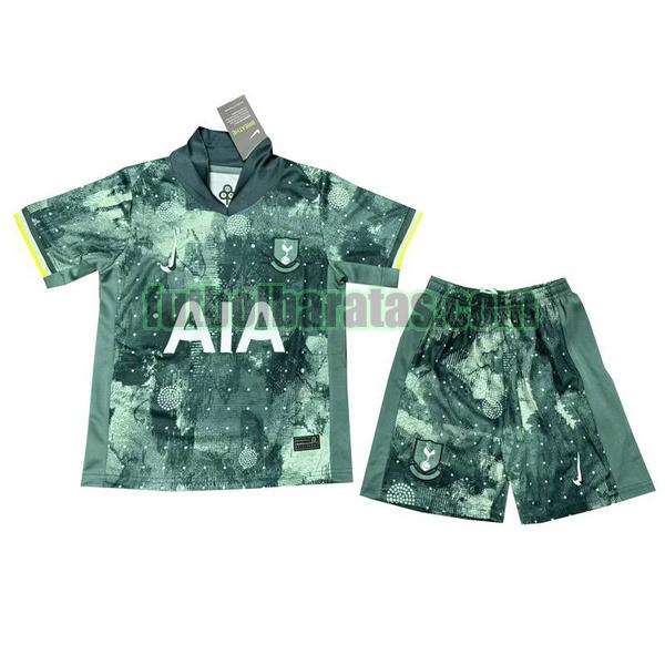 camiseta niño tottenham 2024 2025 verde tercera