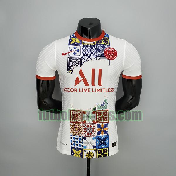 camiseta paris saint germain 2021 2022 blanco special edition player