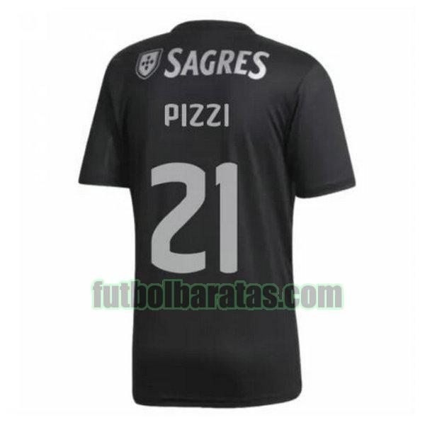 camiseta pizzi 21 benfica 2020-2021 negro segunda