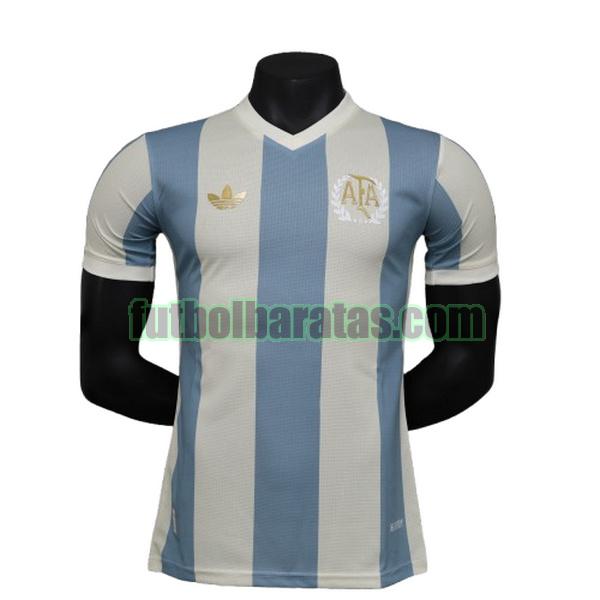 camiseta player argentina 2024 azul blanco special edition