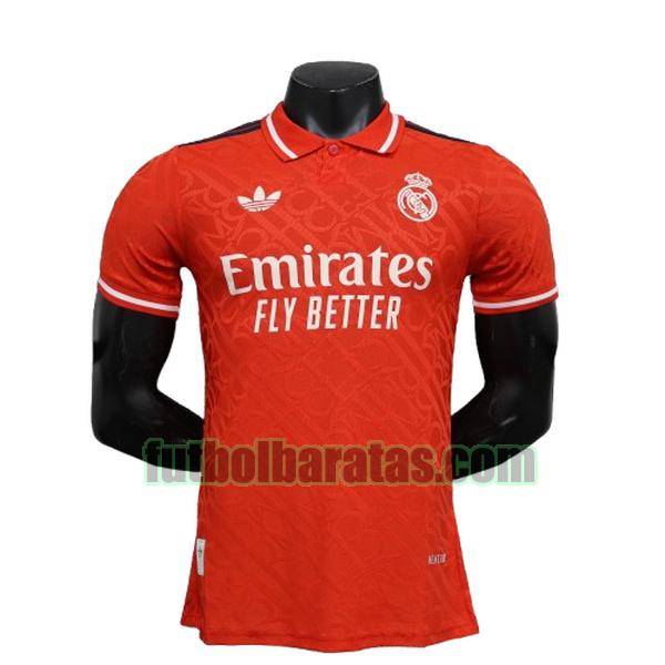 camiseta player real madrid 2024 2025 rojo special edition