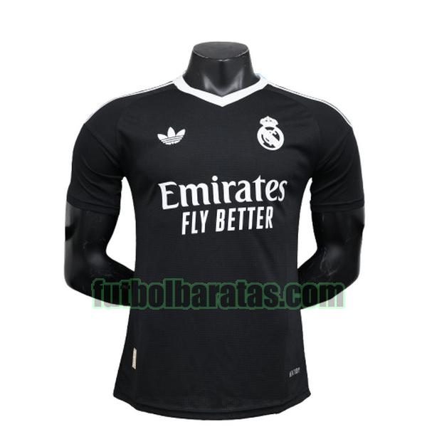 camiseta player real madrid 2024 negro portero