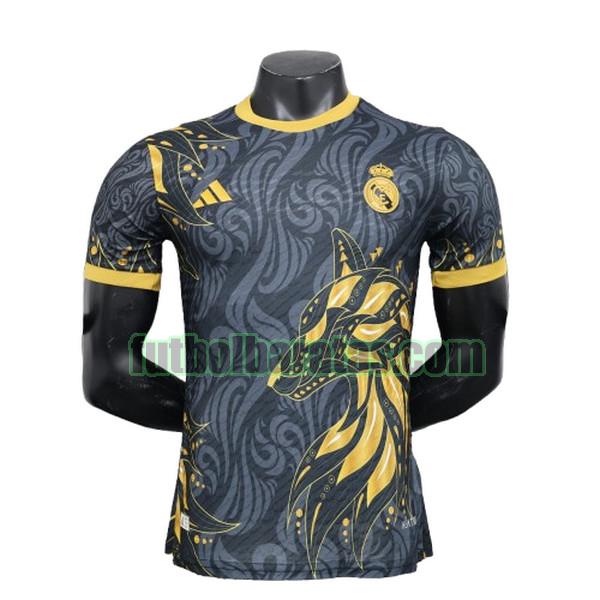 camiseta player real madrid 2024 negro special edition