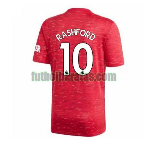 camiseta rashford 10 manchester united 2020-2021 primera