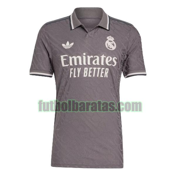 camiseta real madrid 2024 2025 gris tercera