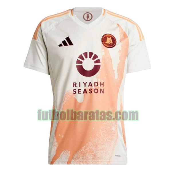 camiseta roma 2024 2025 blanco segunda