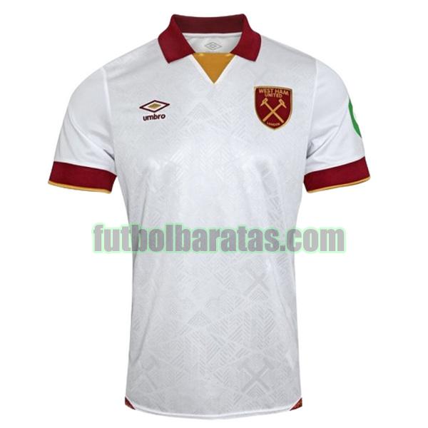 camiseta west ham united 2024 2025 blanco tercera