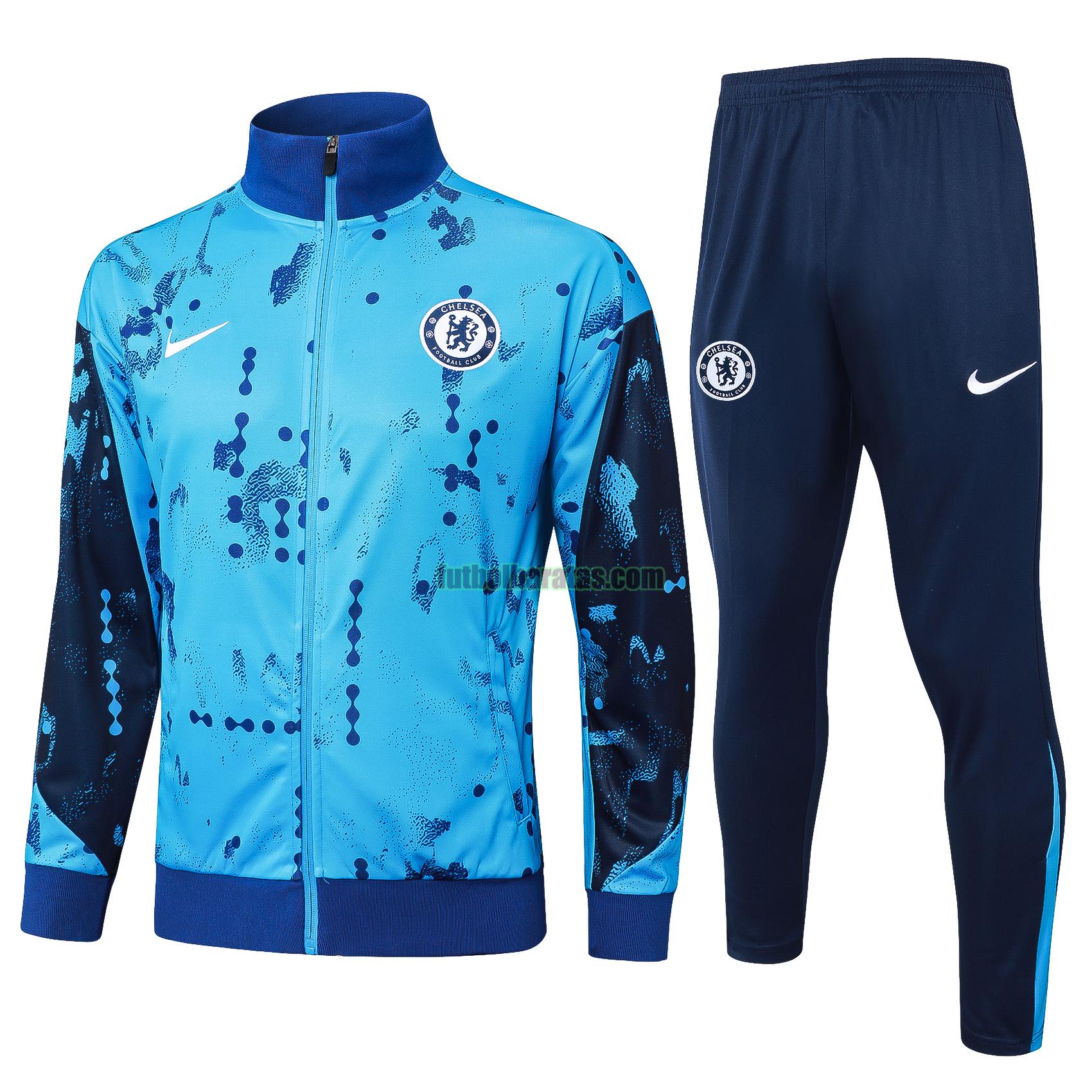 chandal chelsea 2024 2025 azul long zipper conjunto