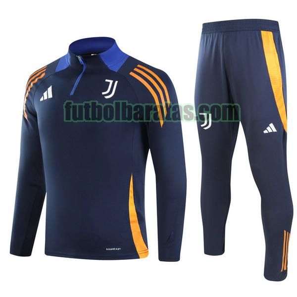 chandal juventus 2024 2025 azul half zipper conjunto