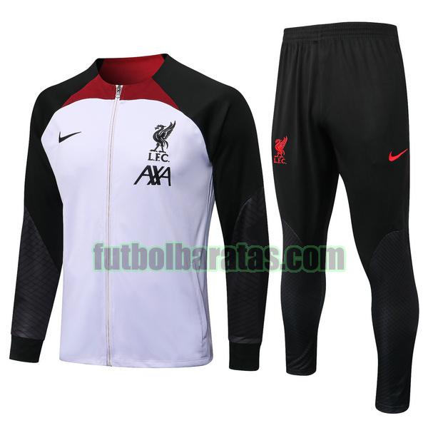 chandal liverpool 2022 23 blanco negro conjunto