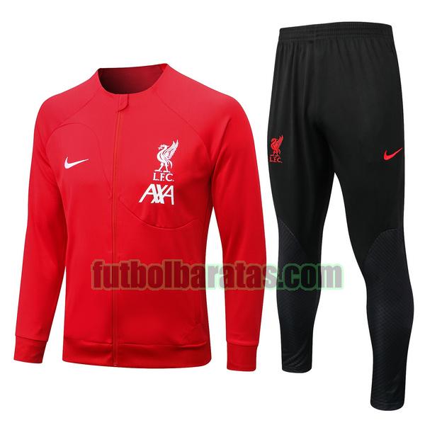 chandal liverpool 2022 23 rojo conjunto