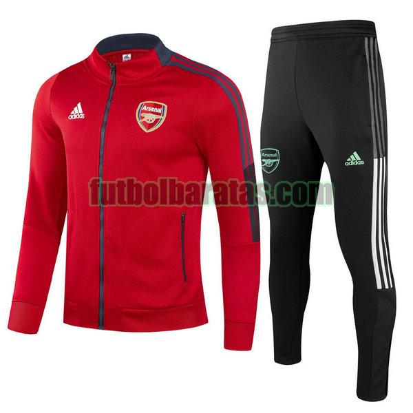 chandal niño arsenal 2021 2022 rojo conjunto