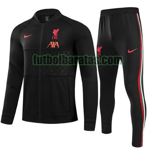 chandal niño liverpool 2021 22 negro conjunto