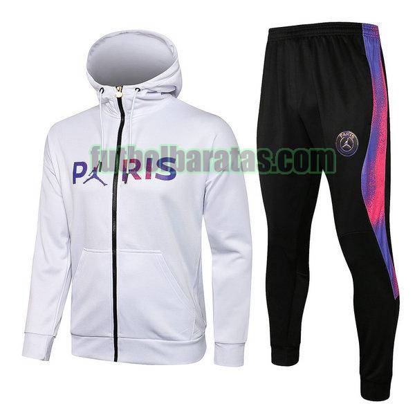 chaqueta paris saint germain 2021 2022 blanco conjunto