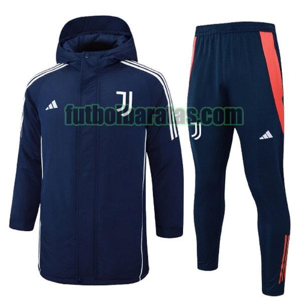 cotton padded clothes juventus 2024 2025 azul conjunto