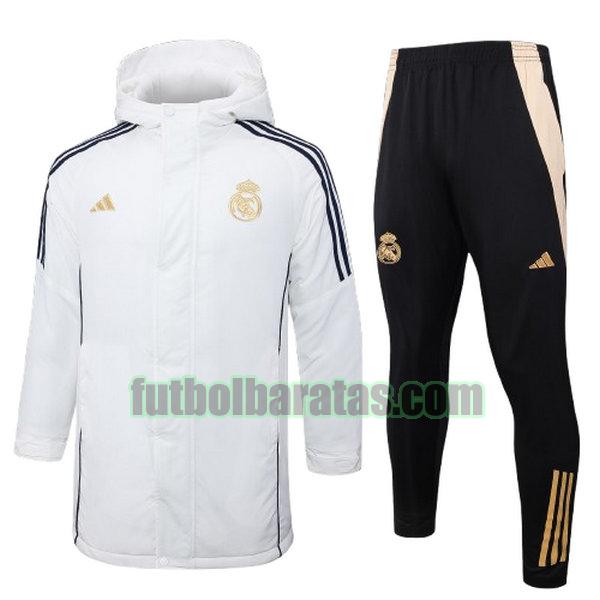 cotton padded clothes real madrid 2024 25 blanco conjunto