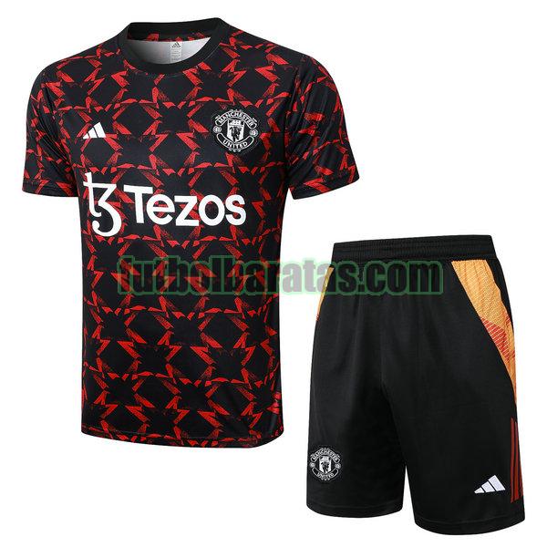 entrenamiento manchester united 24 25 rojo conjunto