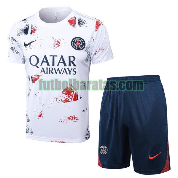 entrenamiento paris saint germain 24 25 blanco conjunto