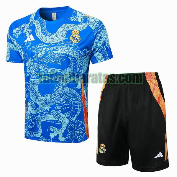 entrenamiento real madrid 2024 2025 azul conjunto