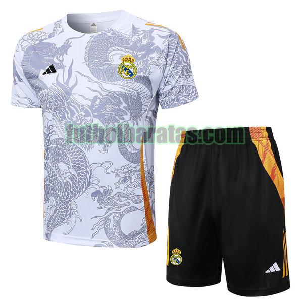 entrenamiento real madrid 2024 2025 gris conjunto