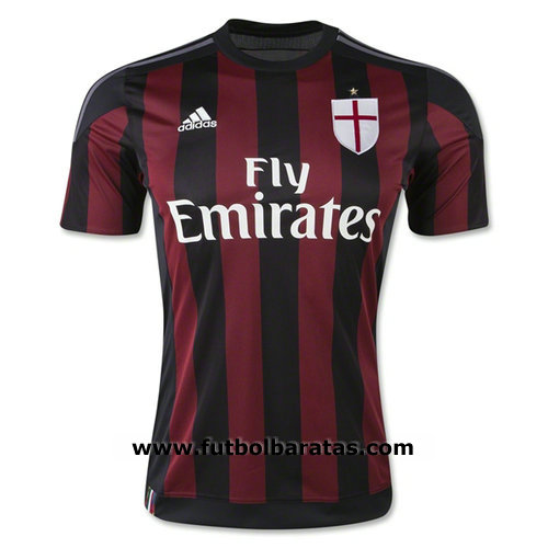 Camiseta del Ac Milan 2016 Primera Equipacion