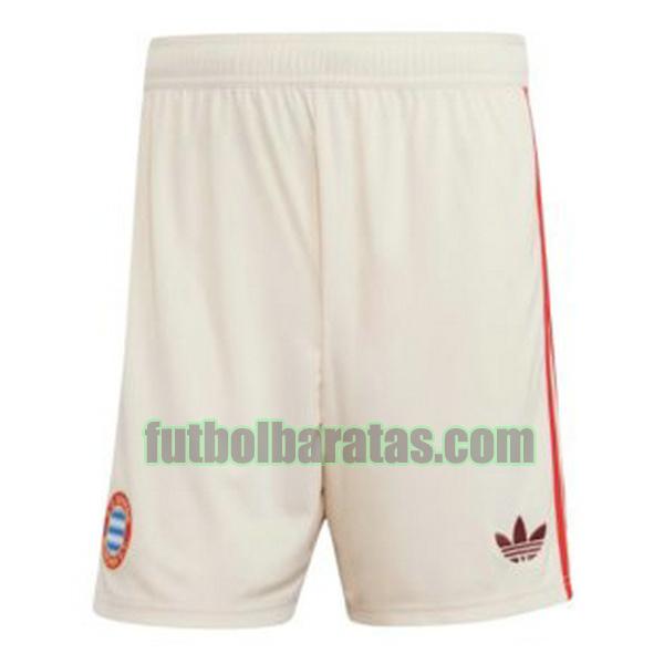 pantalones cortos bayern munich 2024 2025 blanco tercera