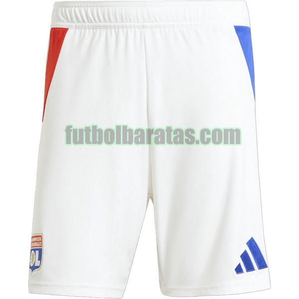 pantalones cortos lyon 2024 2025 blanco primera