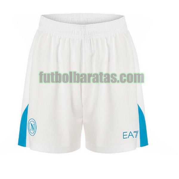 pantalones cortos napoli 2024 2025 blanco primera