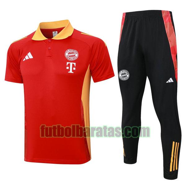 polo bayern munich 2024 2025 rojo conjunto