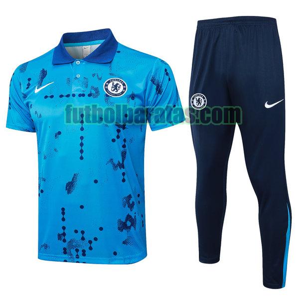 polo chelsea 2024 2025 azul conjunto