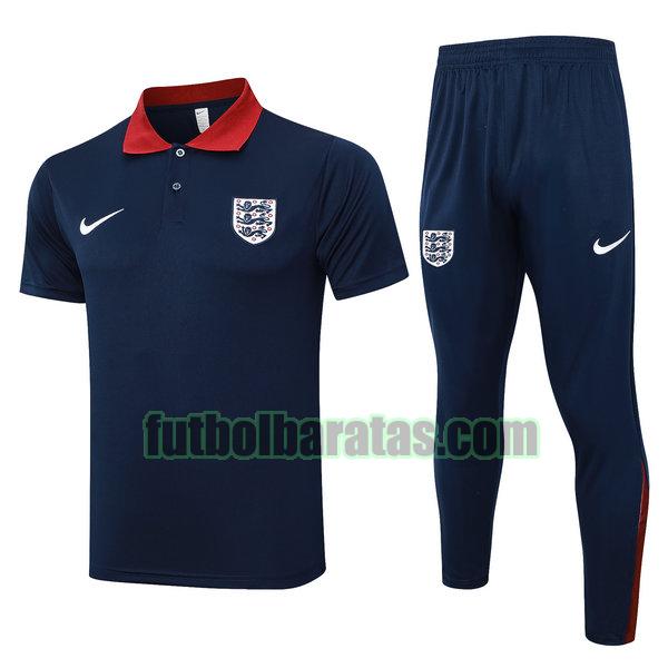 polo inglaterra 2024 2025 azul conjunto