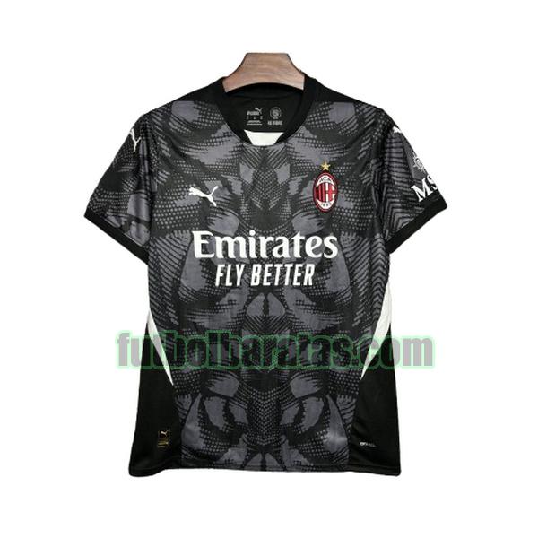 tailandia camiseta ac milan 2024 2025 negro portera