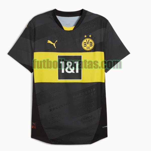 tailandia camiseta borussia dortmund 2024 2025 negro segunda