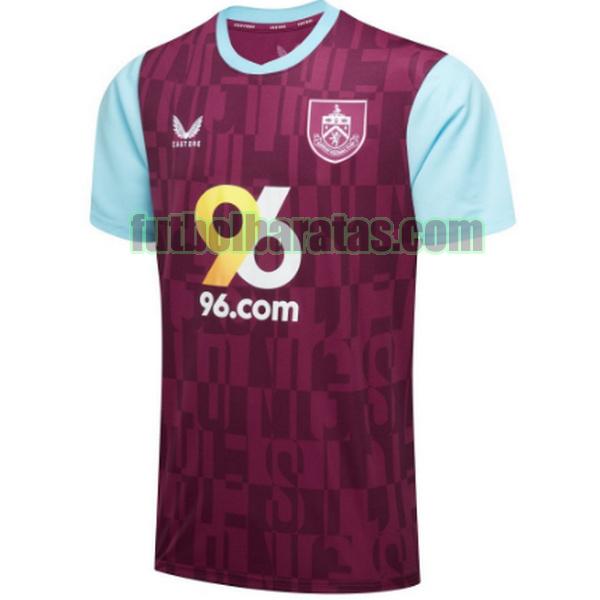 tailandia camiseta burnley fc 2024 2025 rojo primera