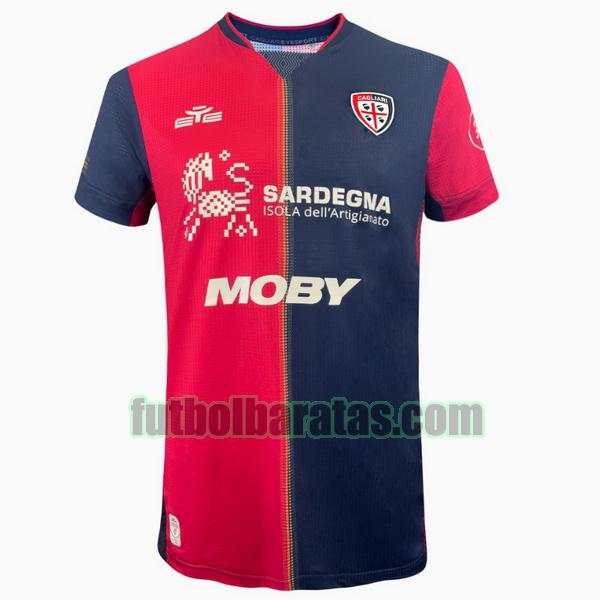 tailandia camiseta cagliari 2024 2025 azul rojo tercera