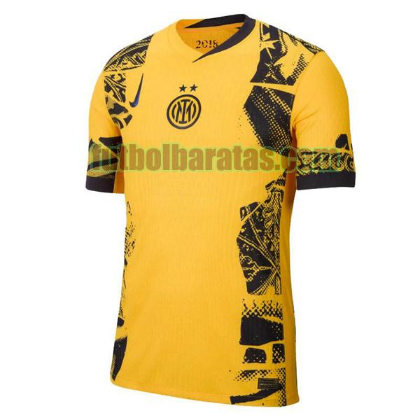 tailandia camiseta inter milán 2024 2025 amarillo tercera