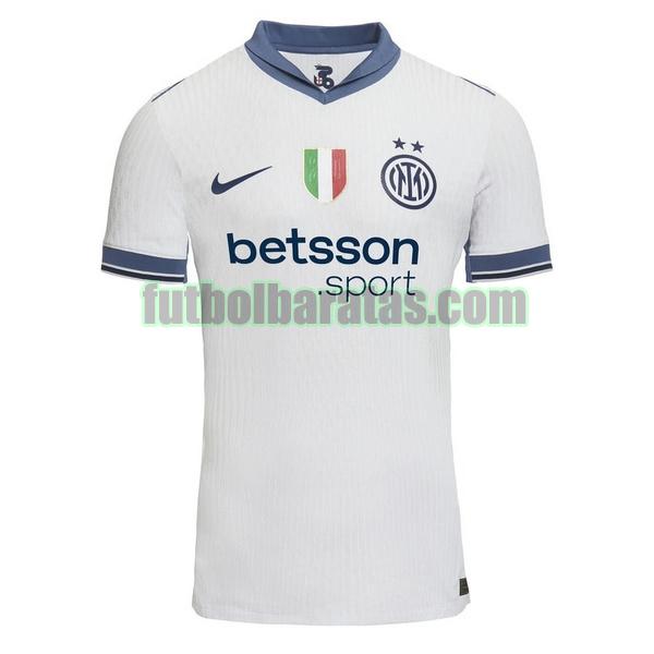 tailandia camiseta inter milán 2024 2025 azul blanco segunda