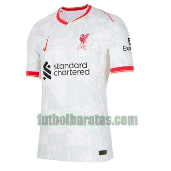 tailandia camiseta liverpool 2024 2025 blanco tercera