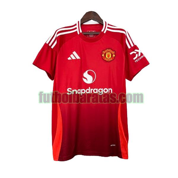 tailandia camiseta manchester united 2024 2025 rojo primera