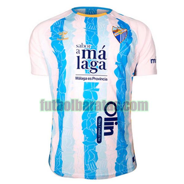 tailandia camiseta málaga 2024 2025 blanco azul primera