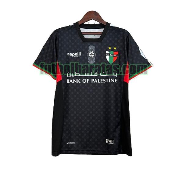 tailandia camiseta palestina 2024 2025 negro segunda