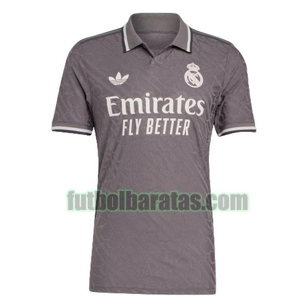 tailandia camiseta real madrid 2024 2025 gris tercera