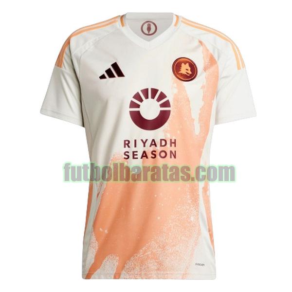 tailandia camiseta roma 2024 2025 blanco segunda