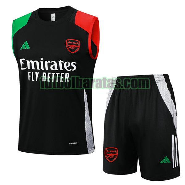 vest arsenal 2024 2025 negro conjunto