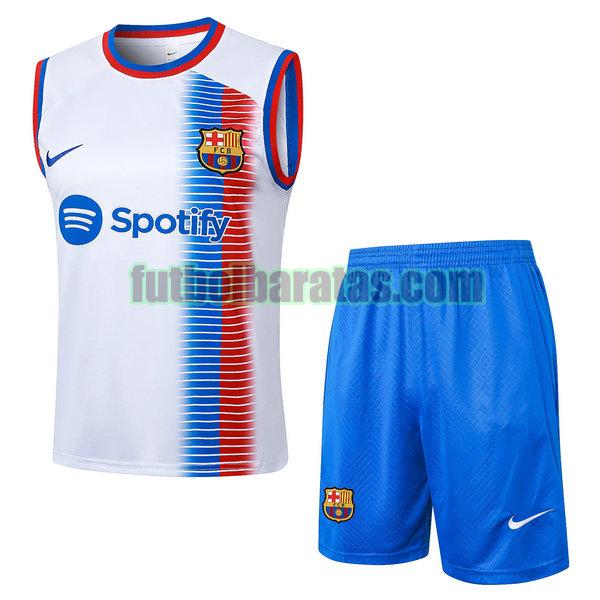 vest barcelona 2024 2025 blanco conjunto