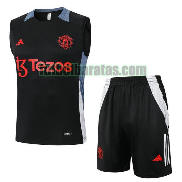 vest manchester united 2024 negro conjunto