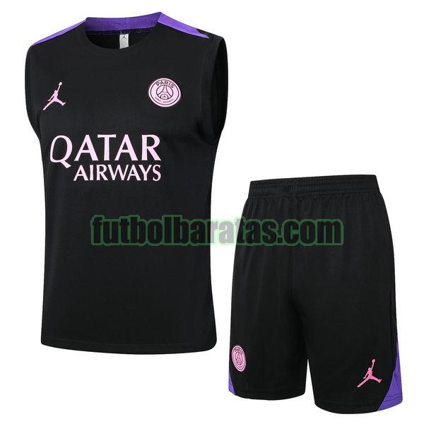 vest paris saint germain 2024 2025 negro conjunto