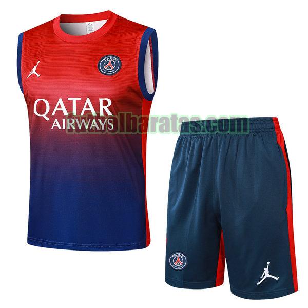 vest paris saint germain 2024 2025 rojo azul conjunto